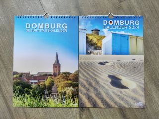 Domburg Jahr 2024 und Geburtstagskalender (Deutsch)